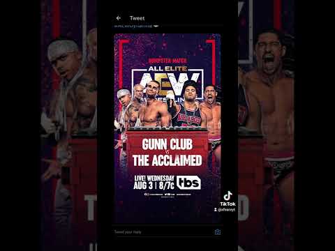 All Elite Wrestling Tonight Gun Club vs The Acclaimated on Aew Dynamite who will exercise