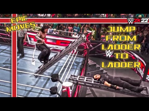 Jeff Hardy Outrageous with Ladders | WWE 2K22 Fable Strikes | IAM WWE