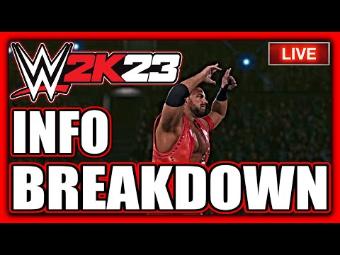 🔴LIVE: WWE 2k23 data BREAKDOWN + Which EDITION to preorder!!🔥
