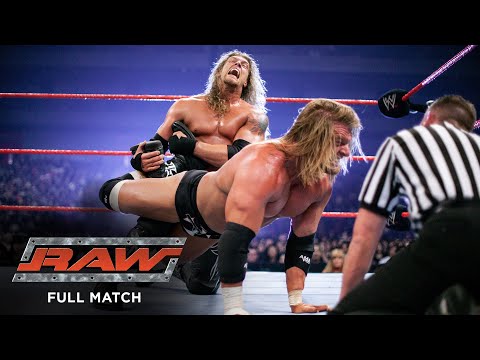 FULL MATCH — Triple H vs. Edge — World Heavyweight Title Match: Raw, Feb. 7, 2005
