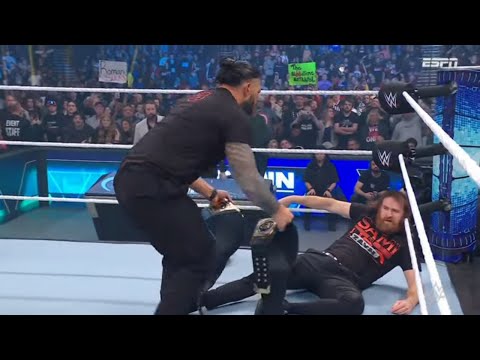 Roman Reigns es atacado por Sami Zayn – WWE SmackDown 3 de Febrero 2023 Español Latino