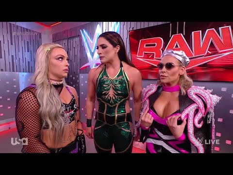 WWE Liv Morgan, Natalya & Raquel Rodriguez vs Asuka, Carmella & Nikki Horrifying 1/2