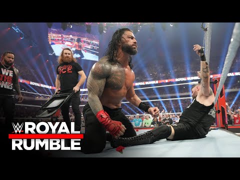 Sami Zayn smashes Roman Reigns with a steel chair: WWE Royal Rumble 2023 highlights