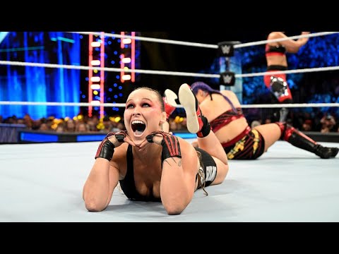 Liv Morgan & Tegan Field vs Ronda Rousey & Shayna Baszler – WWE Smackdown 12/9/22 (Stout Match)