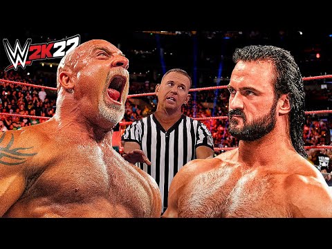 Goldberg vs. Andrew McLean Galloway IV (WWE 2K22)