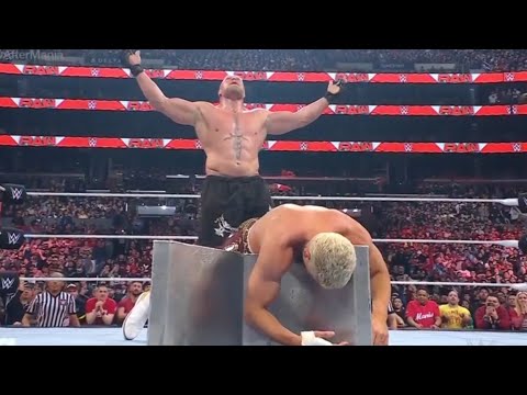 Brock Lesnar ATTACKS Cody Rhodes | Brock Lesnar Heel Flip On Uncooked | WWE Uncooked Highlights