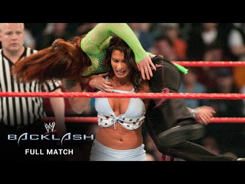 FULL MATCH — Victoria vs. Lita – Females’s Title Match: WWE Backlash 2004