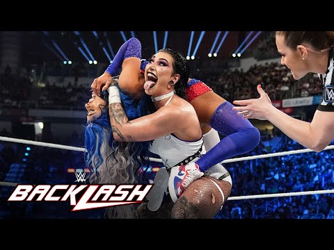 Rhea Ripley vs. Zelina Vega – SmackDown Females’s Championship Match: WWE Backlash 2023 highlights
