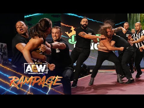 Unsanctioned violence between Adam Cole & Chris Jericho at Double or Nothing | AEW Rampage 5/19/23