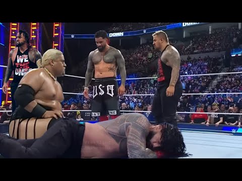 Jimmy Uso’s Father Rikishi Return & Attack Roman Reigns WWE Smackdown 2023 Highlights