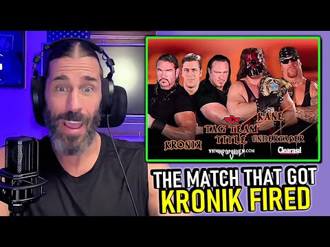Stevie Richards on Kronik Getting FIRED After Wrestling Undertaker & Kane (WWF UNFORGIVEN 2001)