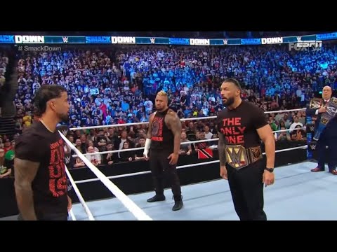Roman Reigns y Solo Sikoa son atacados por Los Usos – WWE SmackDown 30 de Junio 2023 Español Latino