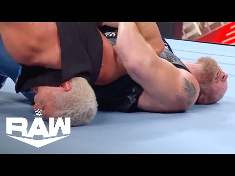 Brock Lesnar Beats Up Cody Rhodes in Front of His Mom | WWE Raw Highlights 7/17/23 | WWE on USA