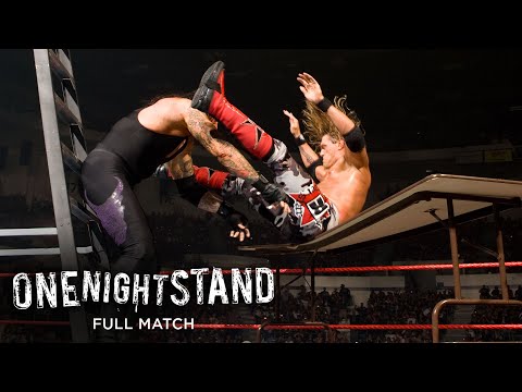 FULL MATCH – Undertaker vs Edge – World Heavyweight Championship TLC Match: WWE One Night time Stand 2008