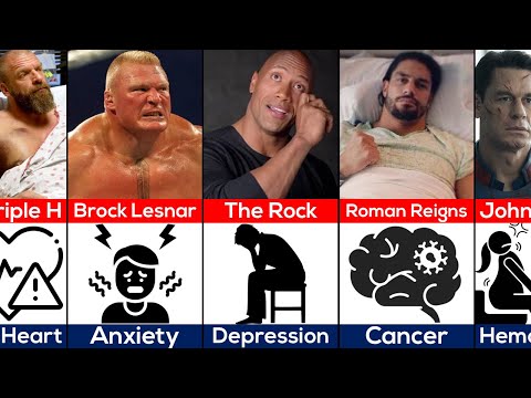 WWE Wrestlers Who Suffered With Ailments & Issues