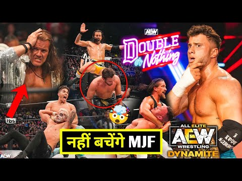 AEW Dynamite Full Blow their own horns Highlights : MJF In Deep TROUBLE ! 😳 Chris Jericho CRIED – Double or Nothing