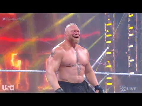 Brock Lesnar and Cody Rhodes Entrance – WWE RAW After Wrestlemania 4/3/2023