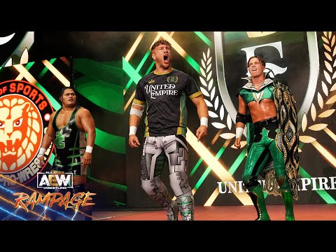 EXCLUSIVE! CHAOS vs. United Empire & Swerve Strickland entrances | 6/23/23, AEW Rampage