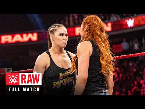 FULL MATCH – Becky Lynch, Charlotte Aptitude & Ronda Rousey vs. The Riott Squad: Raw, April 1, 2019