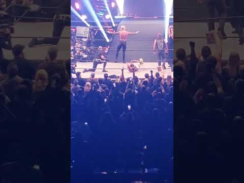 Sting hits a scorpion death drop AEW Dynamite