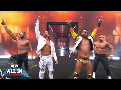 Bullet Membership Gold’s Chronicle Entrance at AEW: All In London | Wembley Stadium