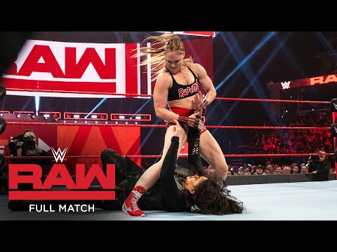 FULL MATCH – Ronda Rousey & Sasha Banks vs. Nia Jax & Tamina: Uncooked, Jan. 14, 2019