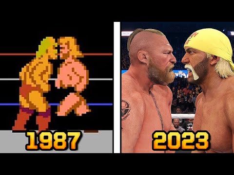 The Evolution of WWE Video games 1987 – 2023!