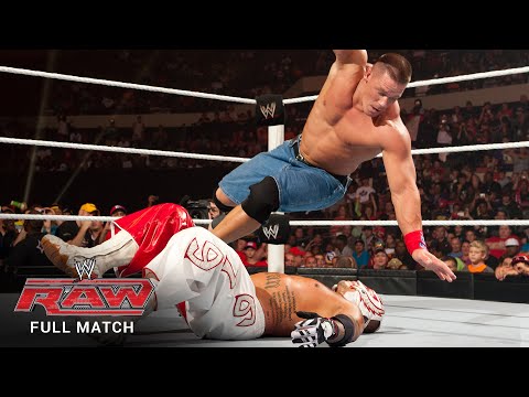 FULL MATCH – Rey Mysterio vs. John Cena – WWE Title Match: Raw, July 25, 2011