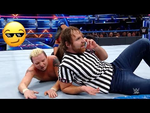 Dean Ambrose Particular Guest Referee |  AJ Styles vs James Ellsworth | WWE Ustad