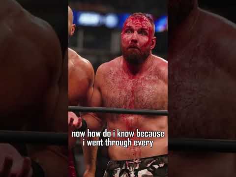 How over and over Jon Moxley exactly bleed in Aew #shorts