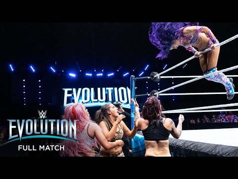 FULL MATCH – Sasha Banks, Bayley & Natalya vs. The Riott Squad: WWE Evolution 2018