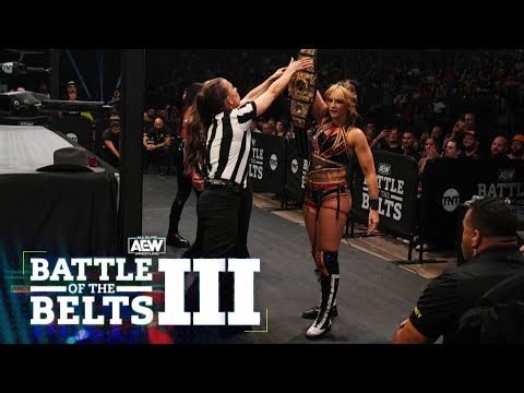 The AEW Females’s Champ Insist Rosa and Jamie Hayter Trip To Battle | AEW Fight of the Belts III, 8/622