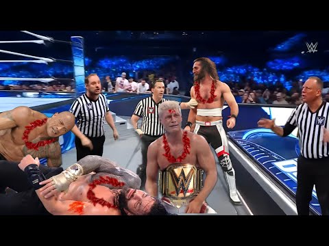 WWE 14 February 2024 Cody Rhodes & Seth Rollins  Assassinate Roman Reigns & the Rock Beefy Highlights HD