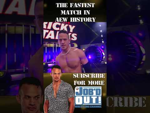 The Story FASTEST Match in AEW Historical previous (Ricky Starks vs KC Navarro)