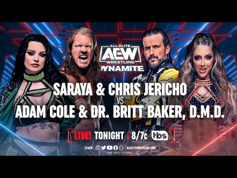 Chris Jericho & Saraya vs Adam Cole & Dr. Britt Baker, D.M.D.