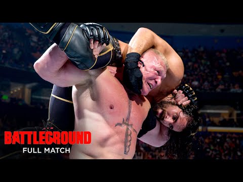 FULL MATCH – Seth Rollins vs. Brock Lesnar – WWE Title Match: WWE Battleground 2015