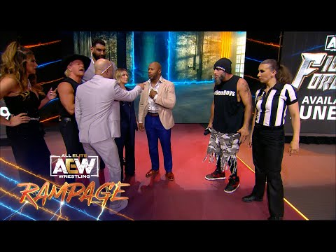 Impress Briscoe Considerations A Scenario To The Jarretts, Lethal, Dutt & Singh | 6/9/23, AEW Rampage