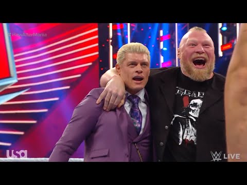 Brock Lesnar Saves Cody Rhodes – WWE Raw 4/3/2023