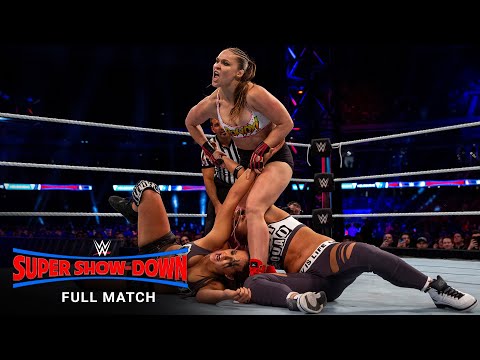 FULL MATCH – Ronda Rousey & The Bella Twins vs. The Riott Squad: WWE Huge Uncover-Down 2018