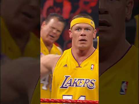 That point the Lakers fought the Nuggets on #WWERaw