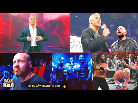 ‘Dean ambrose returns with … 🤯’ WWE Shane McMahon attacks AEW ! Roman & Cody.. Bash in Berlin 2024