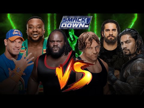 LUCHA COMPLETA: Jhon Cena, Set Henry & Mountainous E vs. The Shield: SmackDown 2013