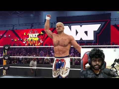 WWE 2k 24 One on One sport play face cam reaction Tamil